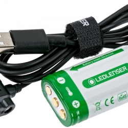 TORCIA LEDLENSER FRONTALE MH8 600 lumen ricaricabile USB